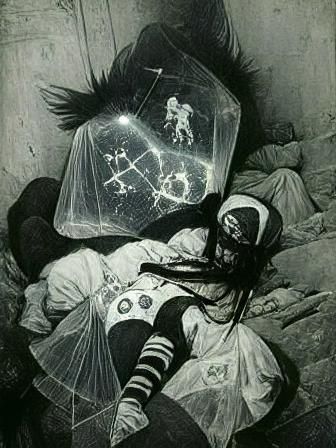 Magical Girl Transformation in Cyber Goth Style