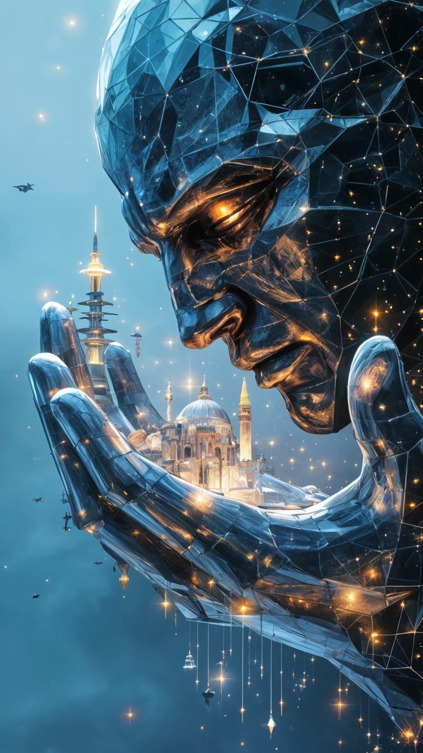 Techno-Baroque Masterpiece: Cosmic Irony and Divine Exhausti...