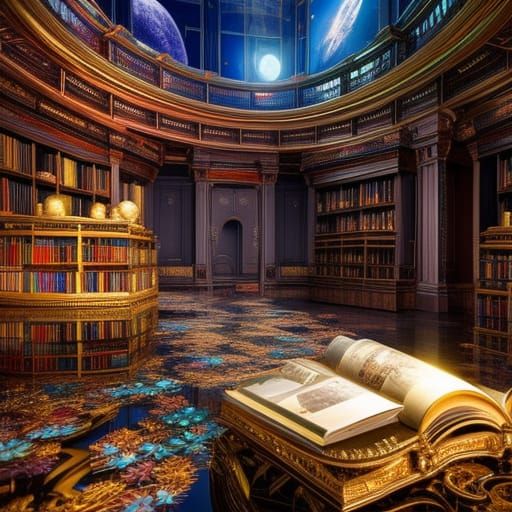 Universe in a Box: Detailed Digital Painting