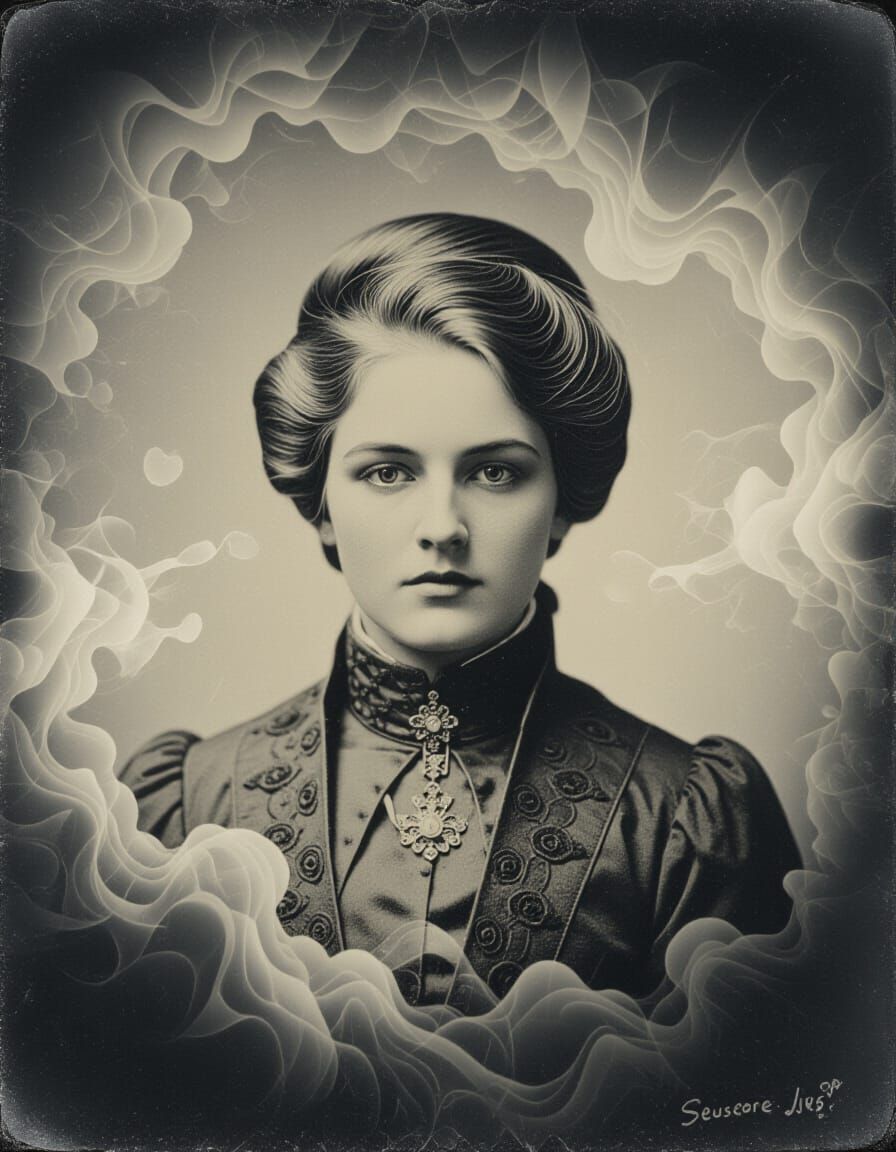 Pseudo-Solarisation Fractography Pressed Tin Tintype Tinplat...