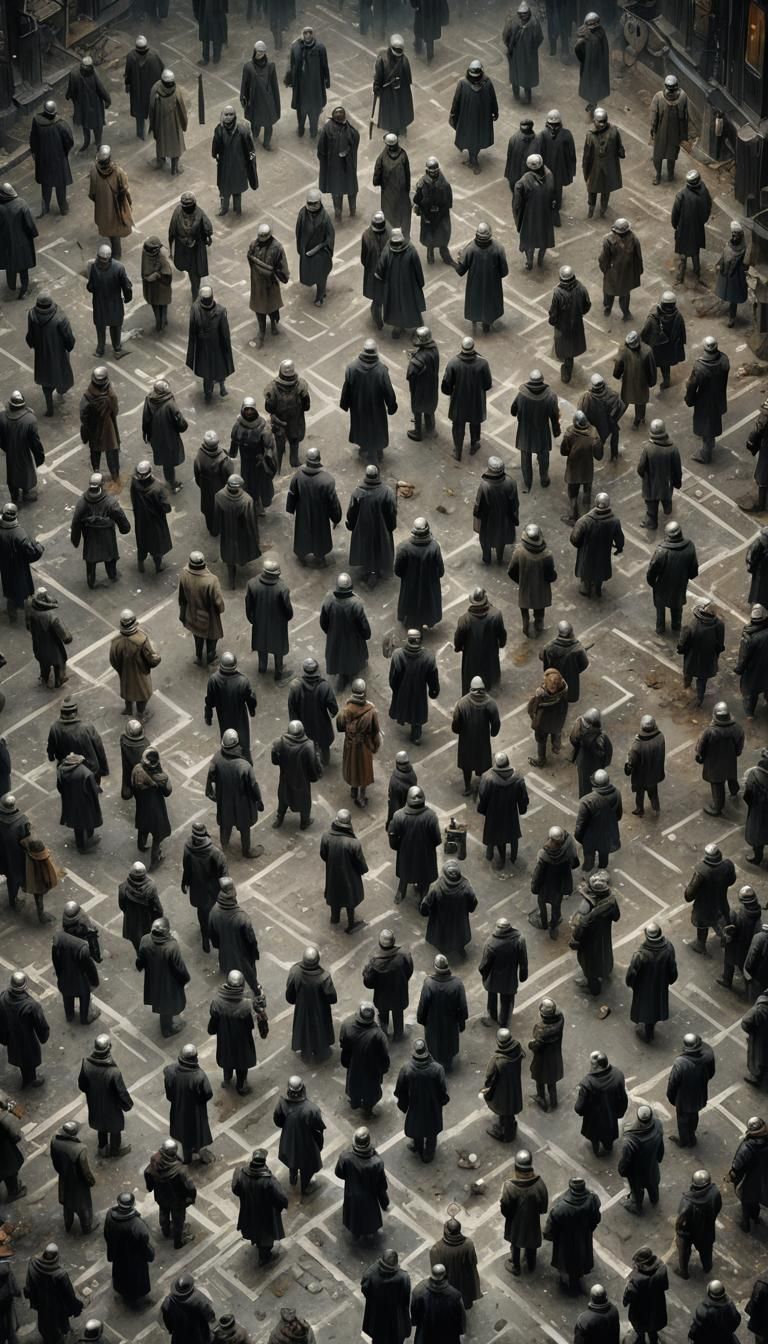 Hyperrealistic Shadow Assassins in Mixed-Media Photography