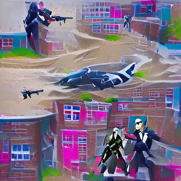 Minimalist Logo on Black Background