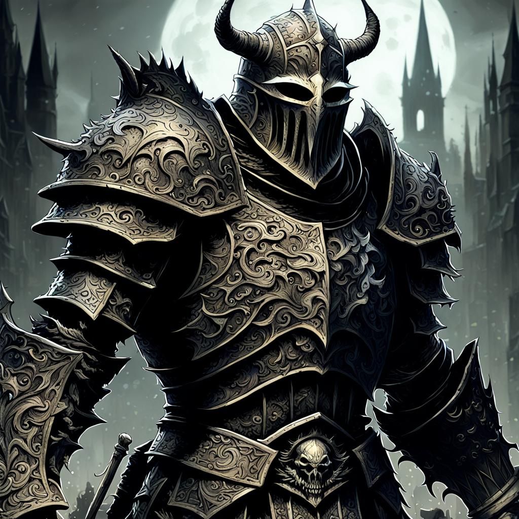 Dark Souls Knight in Horror Armor