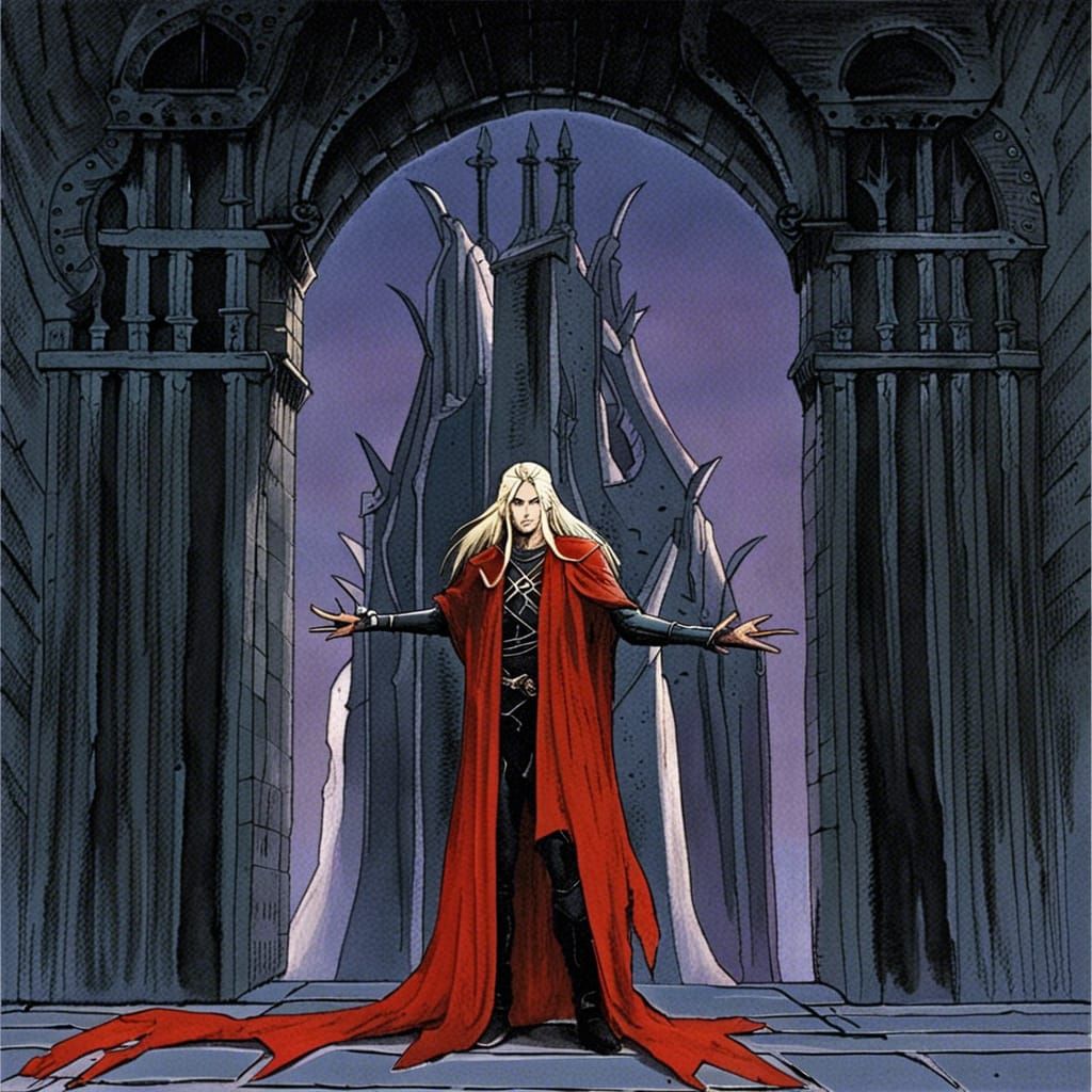 Elric of Melniboné at the Gate