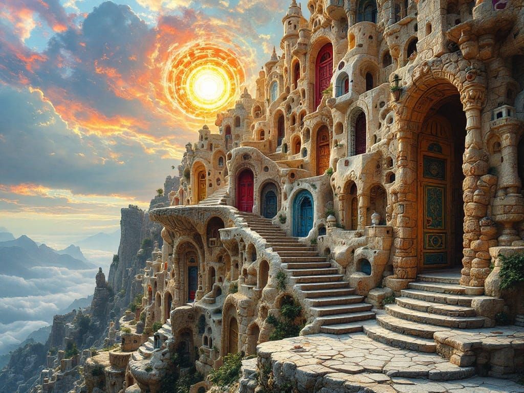 Incessant Montage of Weird Doorways Trance Reward Enigma