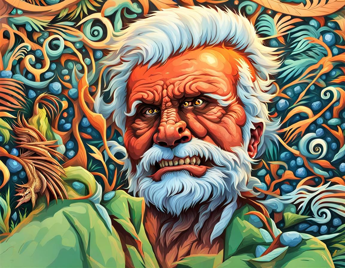 Prehistoric Phoenix in Vibrant Colors