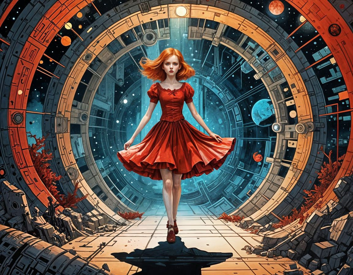 Vampire Ballerina in Cosmic Glory