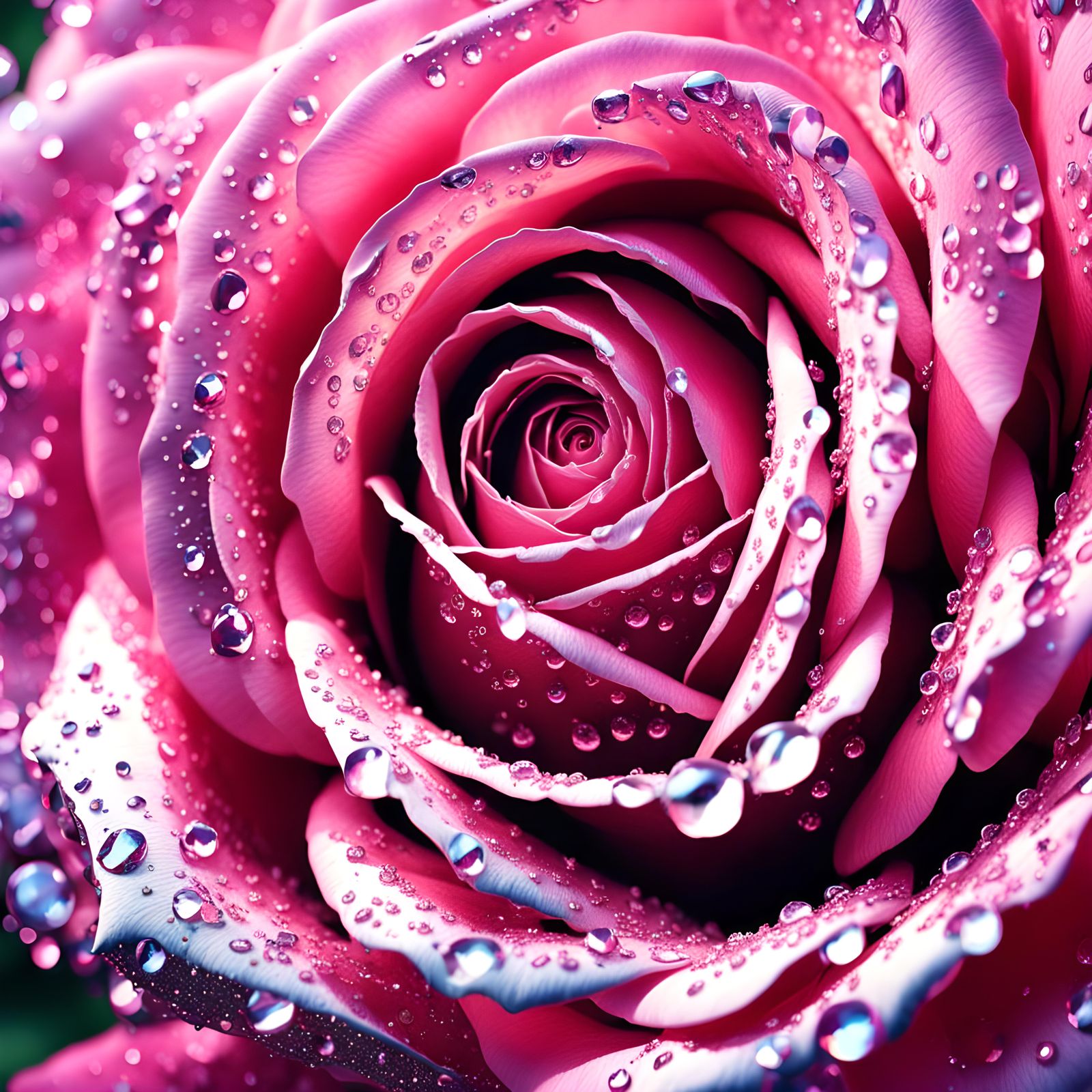 Dew drops on a Rose!