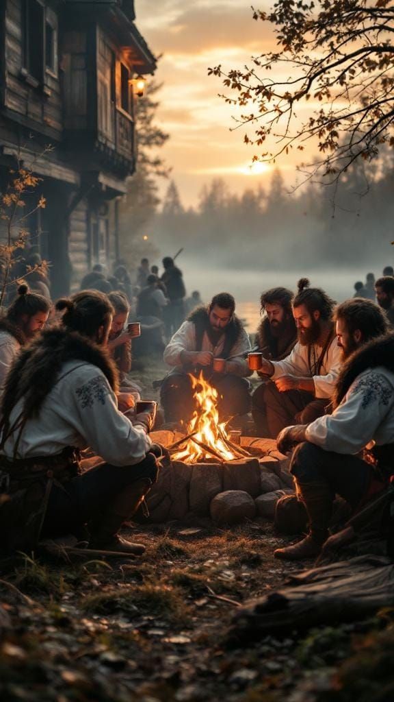 Zaporozhian Cossacks Gather at Dawn: Cinematic 8k