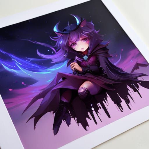 Bear Witch Alchemist in Bioluminescent Laboratory