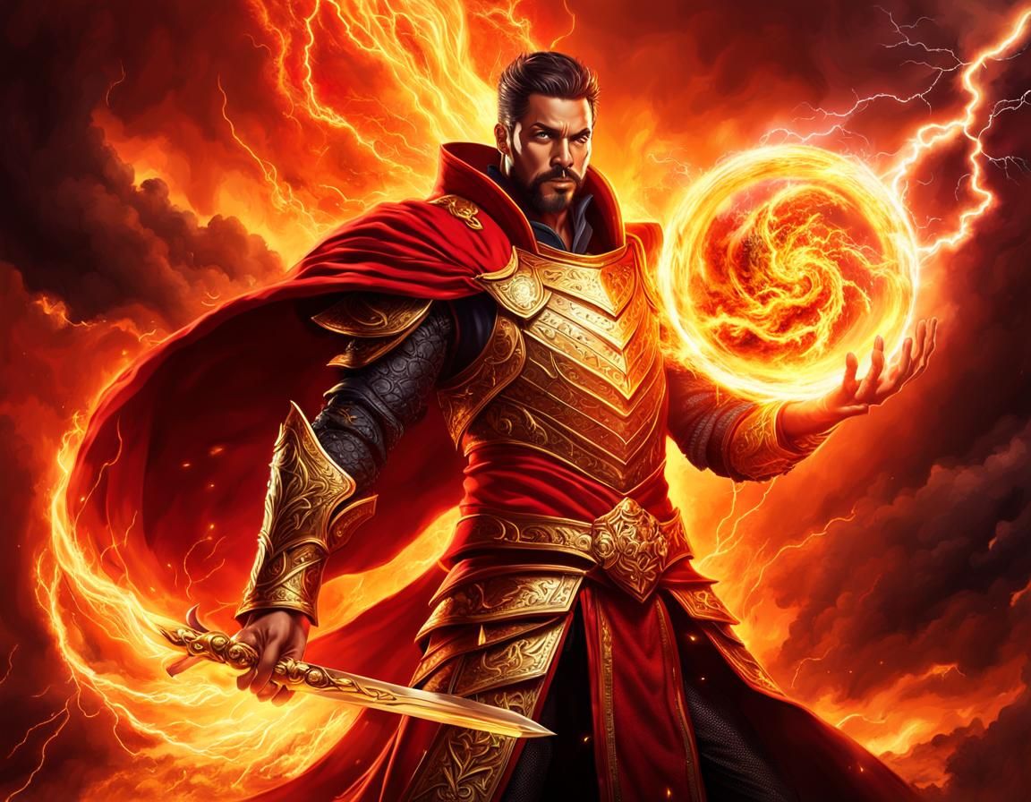 Powerful Sorcerer Commands Fire and Lightning