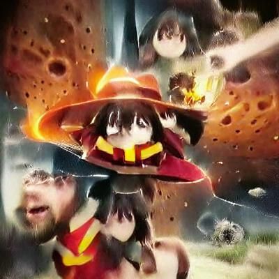 Megumin Explosion Magic Anime Art
