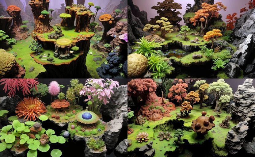 Exoplanet Diorama in 1:24 Scale Model