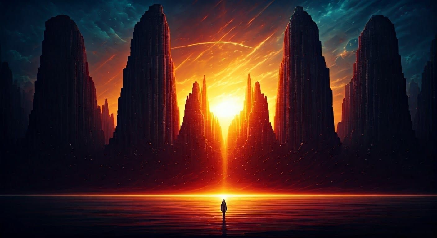 Fantasy Adventure DVD Cover: Epic Digital Matte Painting