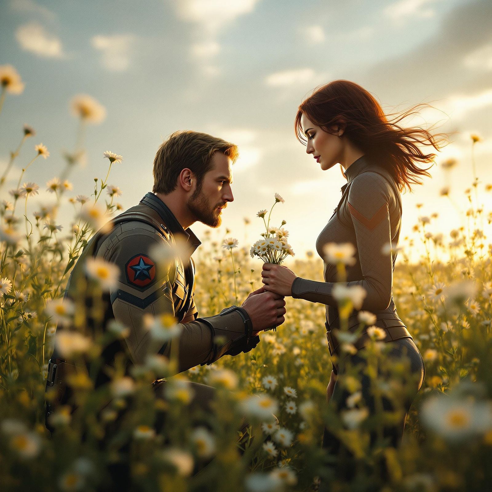 Captain America and Black Widow: A Cinematic Moment