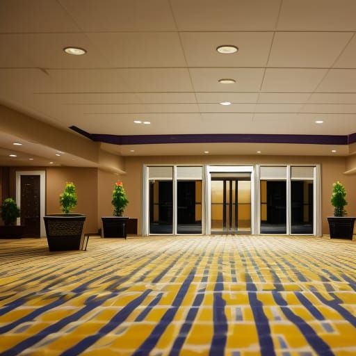 Empty Yellow Hotel: Professional Photography