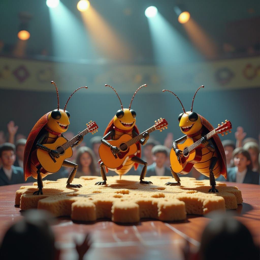 Cockroach Rock Band Performs on Breadcrumb Stage