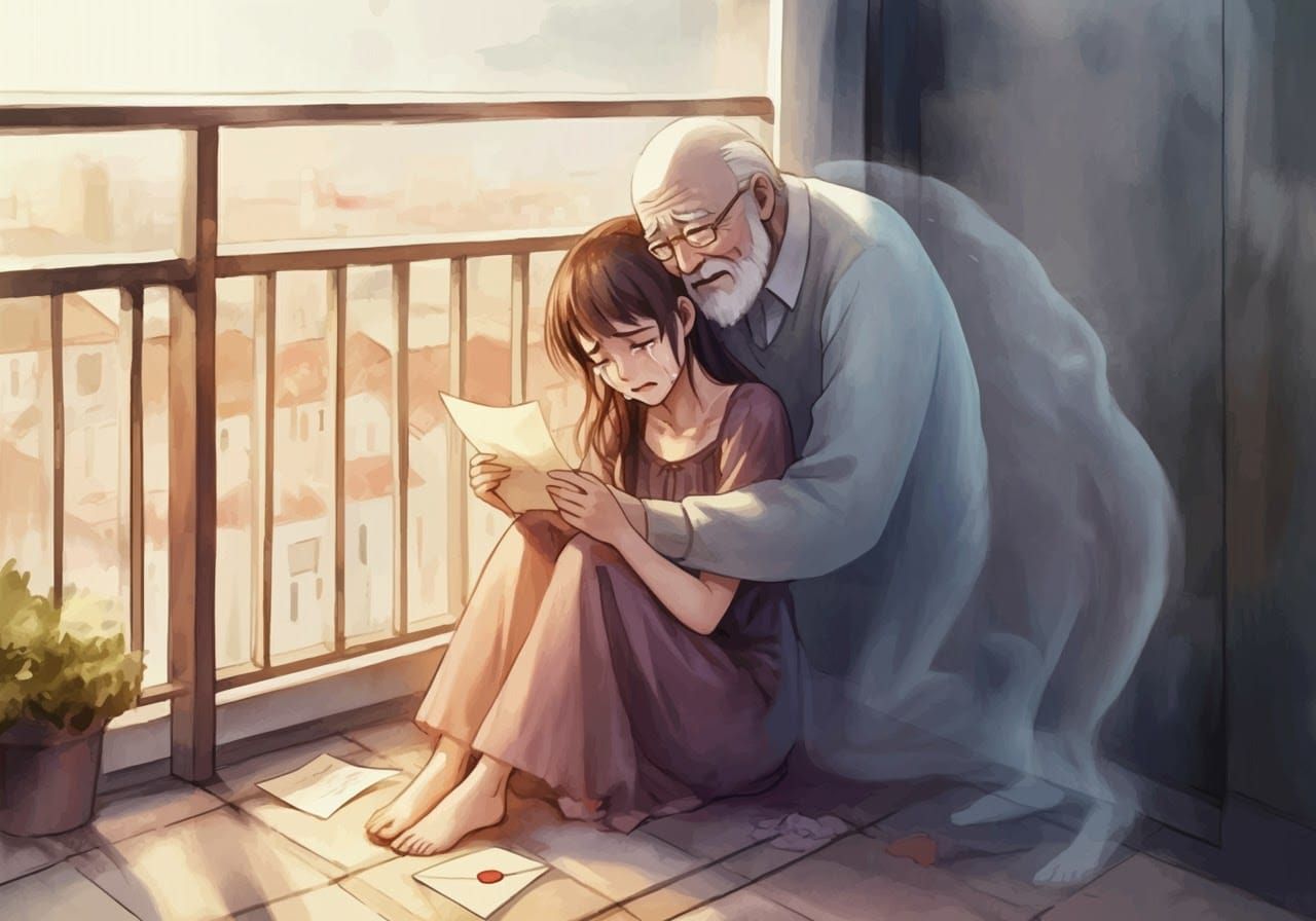 Balcony Embrace: High Fantasy Anime Graphic Novel