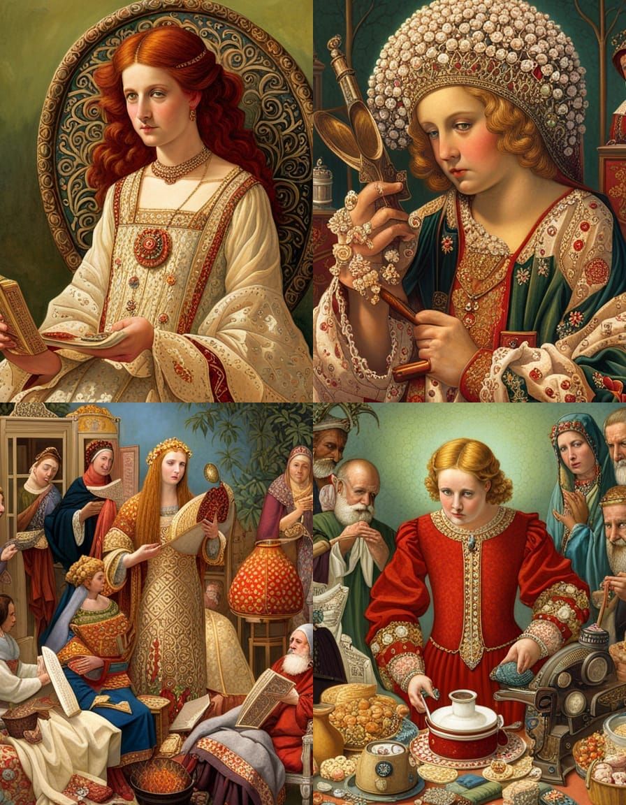 Whimsical Fantasy Scene in Christensen Style