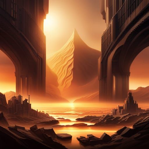 Dramatic Reality Shift Digital Matte Painting