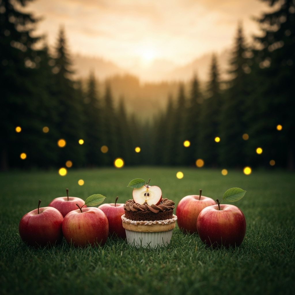 Fairy Witch with Summerween Treats in Fantasy Illustration