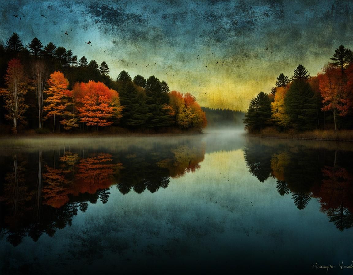 Autumn Dawn in Twilight