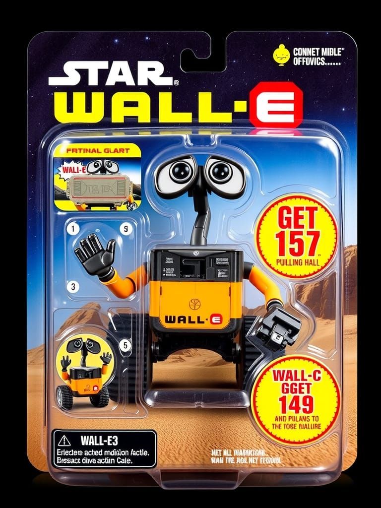 Action Figure of Wall-e in Doublepack Package