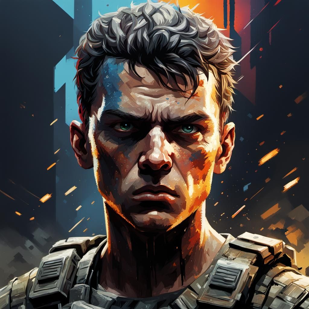 Batboy Pixel Art in Hyperrealistic Style