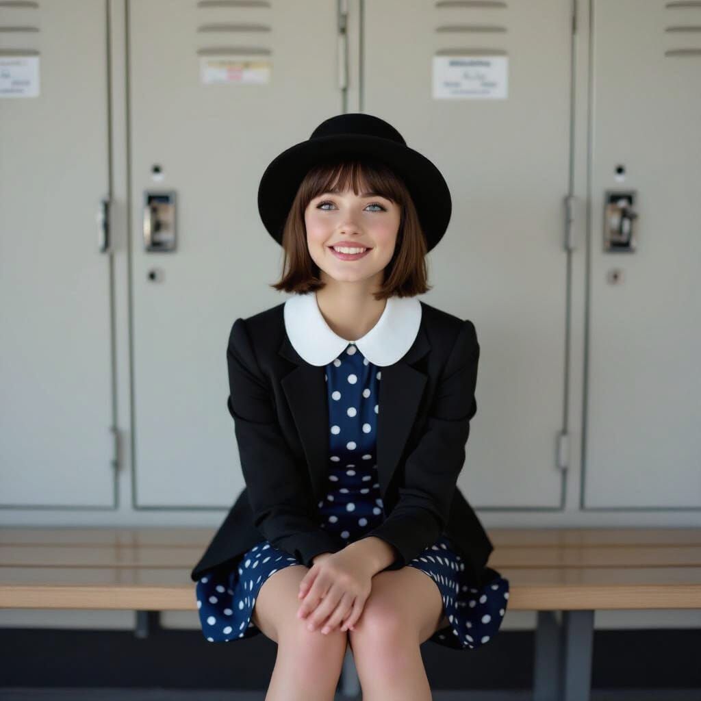 French Girl Portrait with Soft Natural Lighting