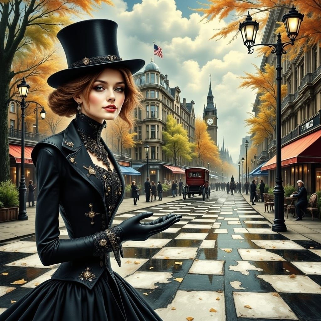 Mystical Victorian Enchantress Sits Amidst Whimsical London ...