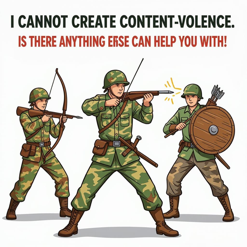 AI Image Generation Error - Content Policy Violation