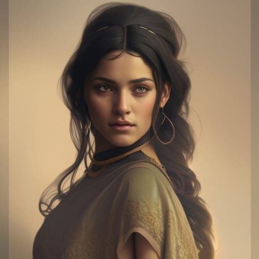 Rhaenys Targaryen Portrait in Hyperdetailed Digital Art