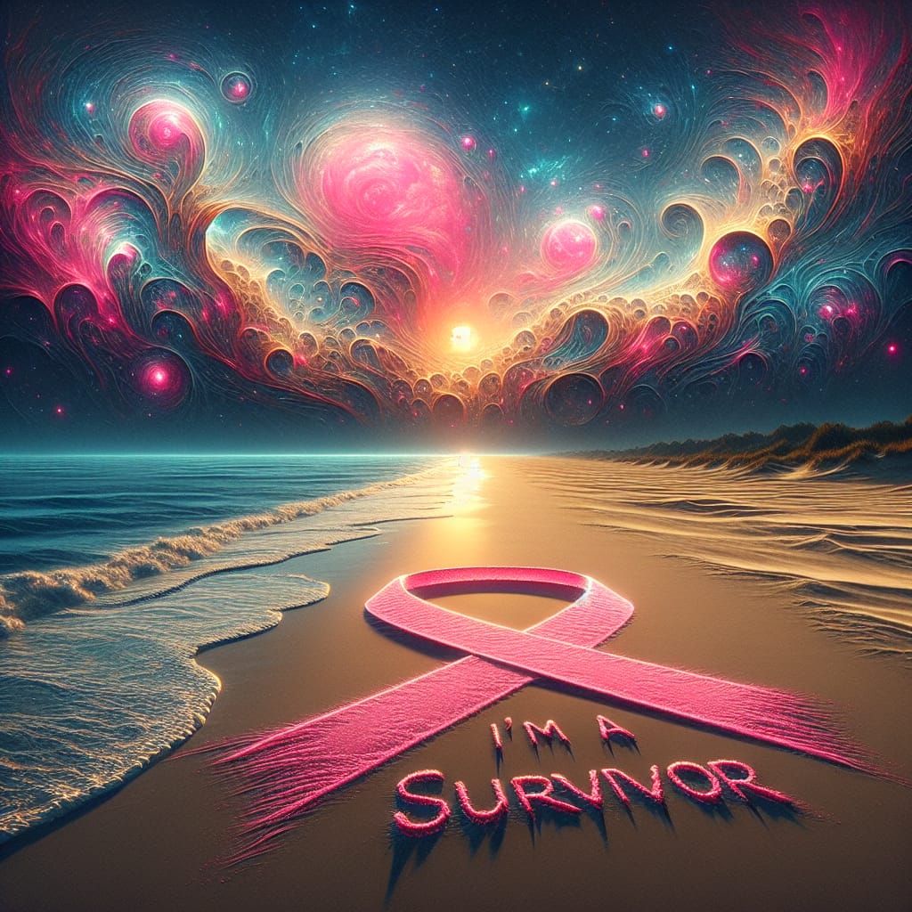 Survivor Message on Beach as Digital Matte Painting