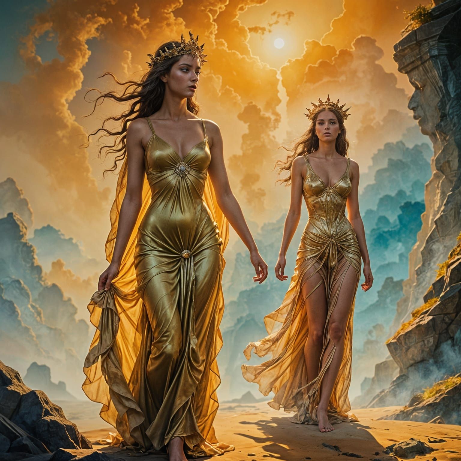 Goddesses Walk in the Shadows of Destiny