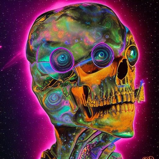 Cosmic Death From Above: Holographic Astral Illustration
