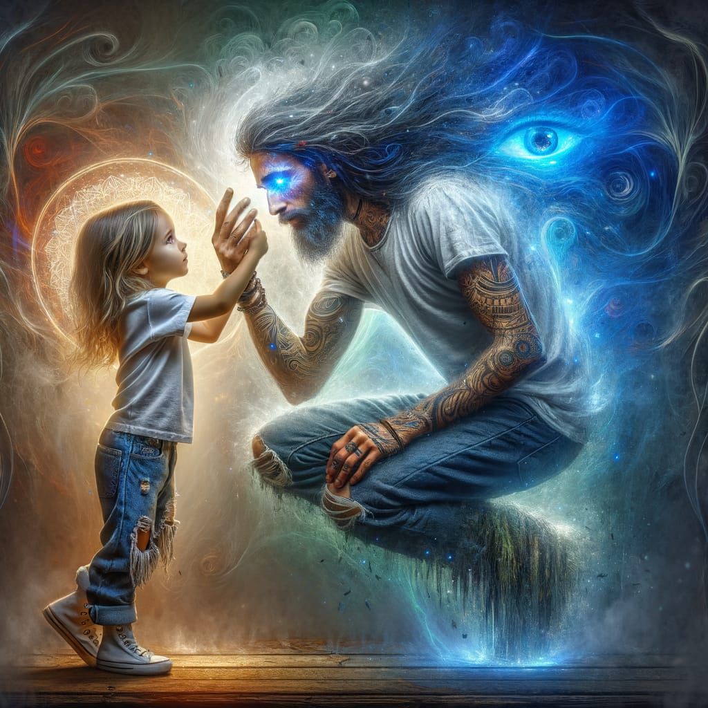 Holograms ( Dad will always see you and take care of you )