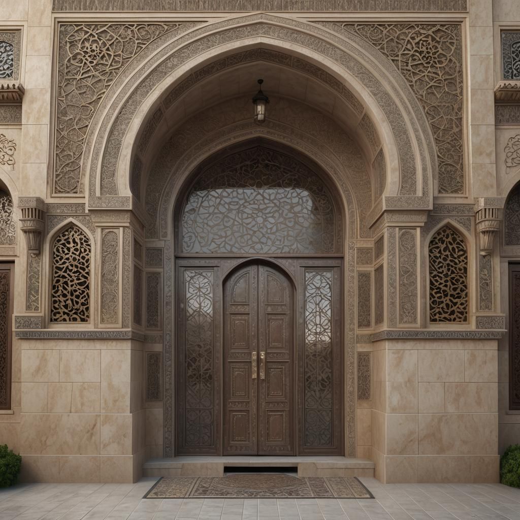 Classic Baghdad House with Islamic Geometric Design