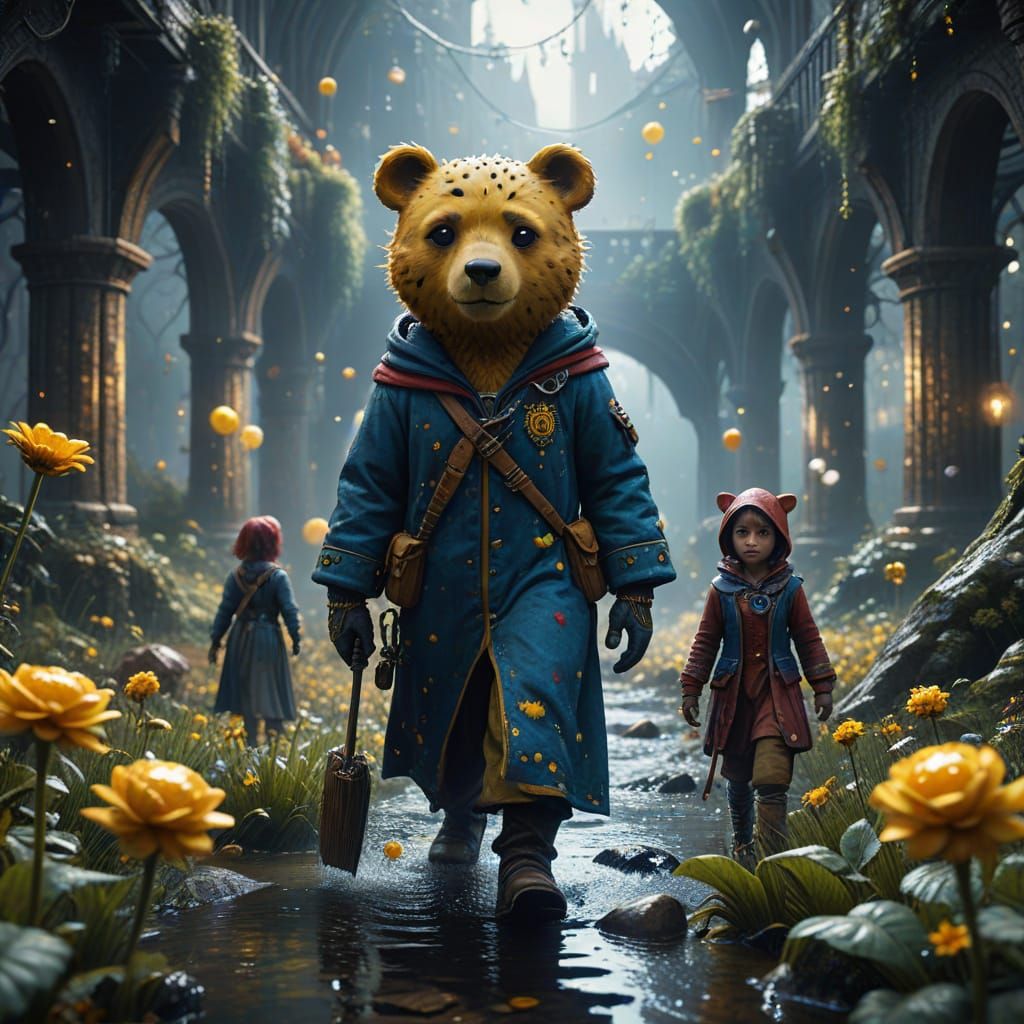 Fantastical Children in Need Day Art