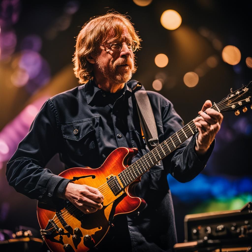 Musician with Guitar: Oil Painting in Gurney Style