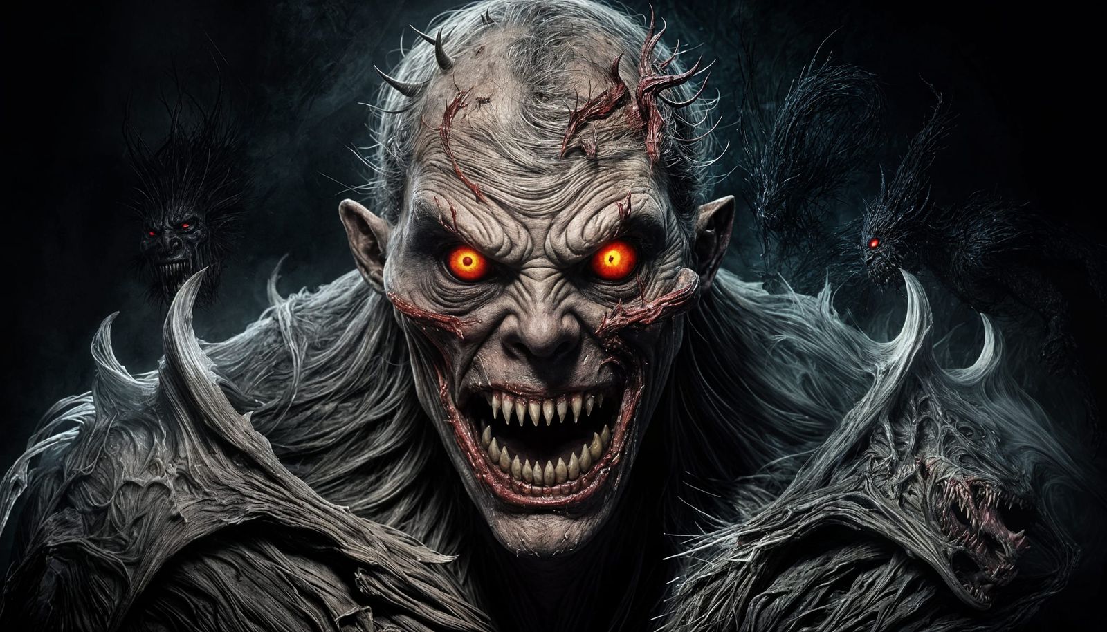 Terrifying Demon in Horror Style