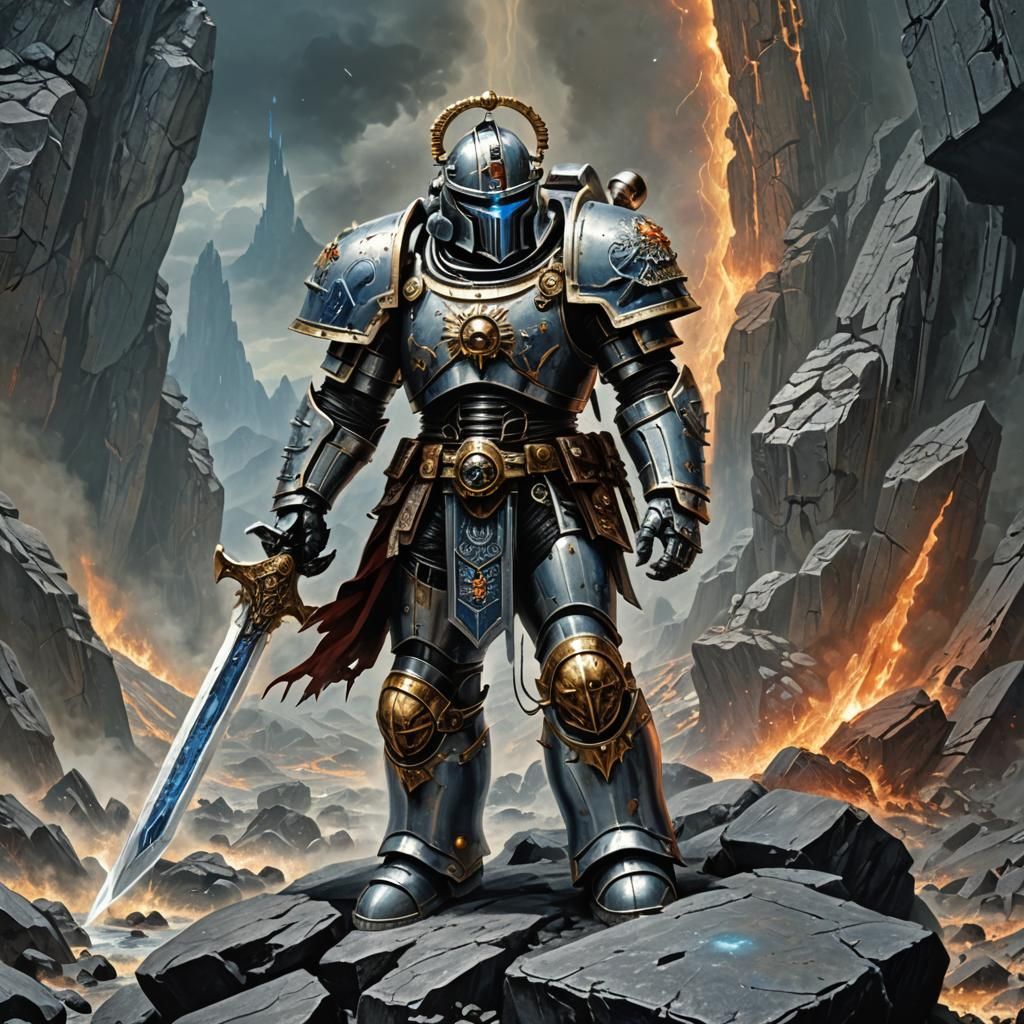 Warhammer 40K Grey Knight with Force Sword