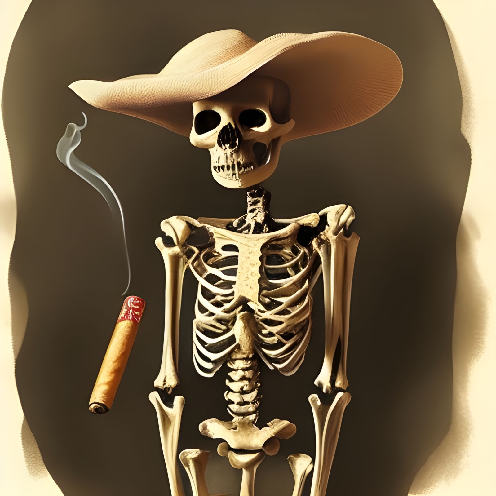 Cizin, Mayan God Dancing Skeleton