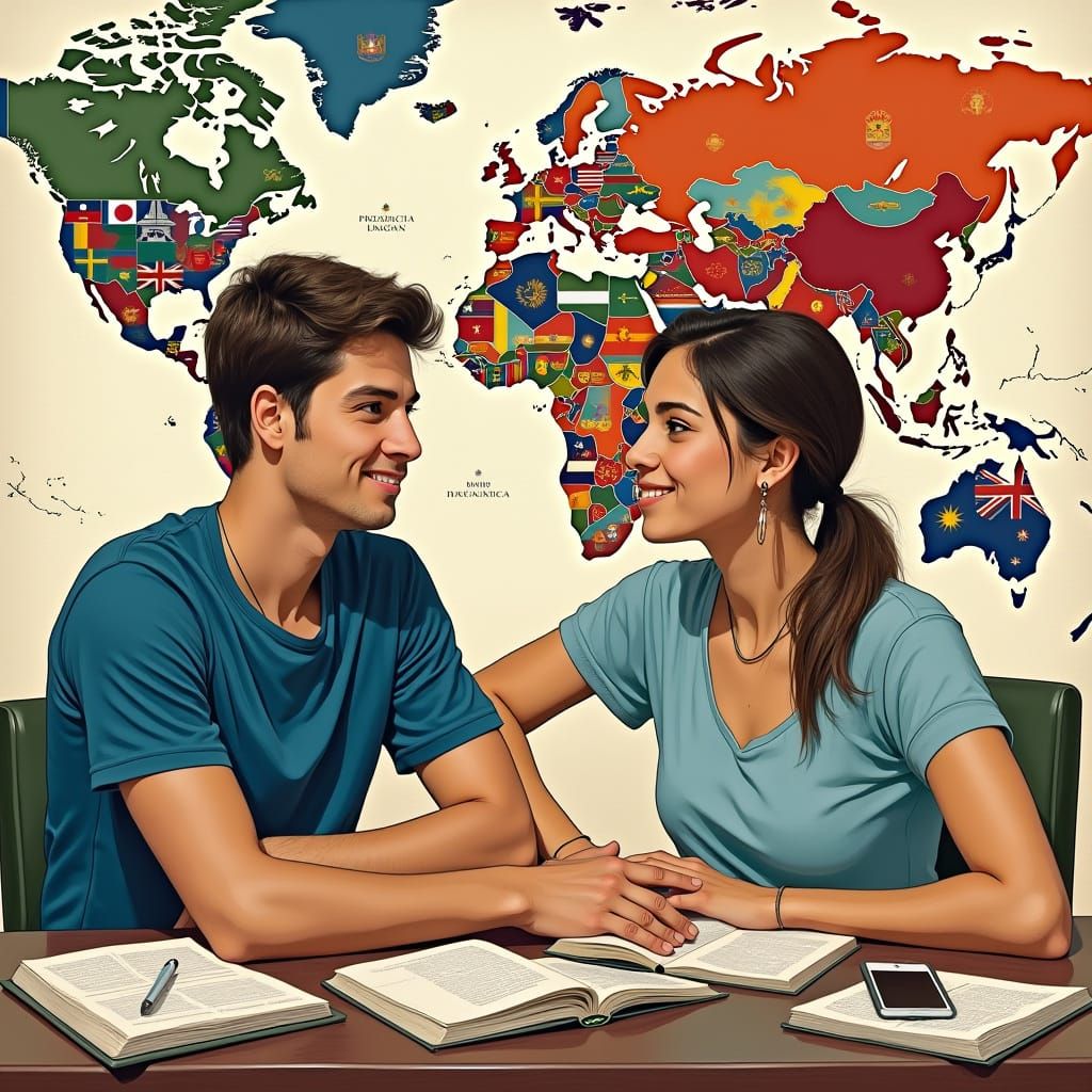 International Students in Eclectic Artistic Style