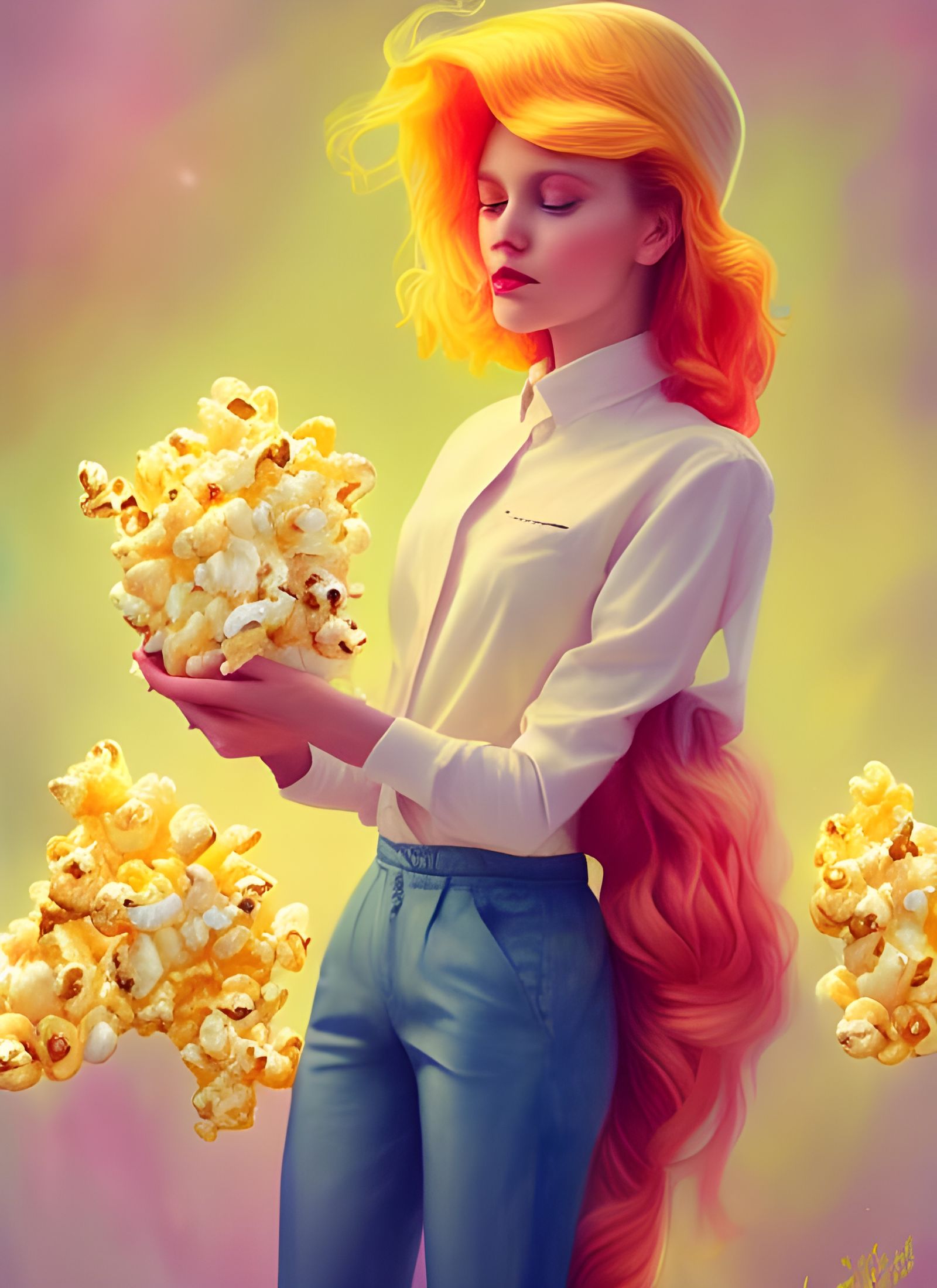 Popcorn and Butter: A Detailed Matte Painting