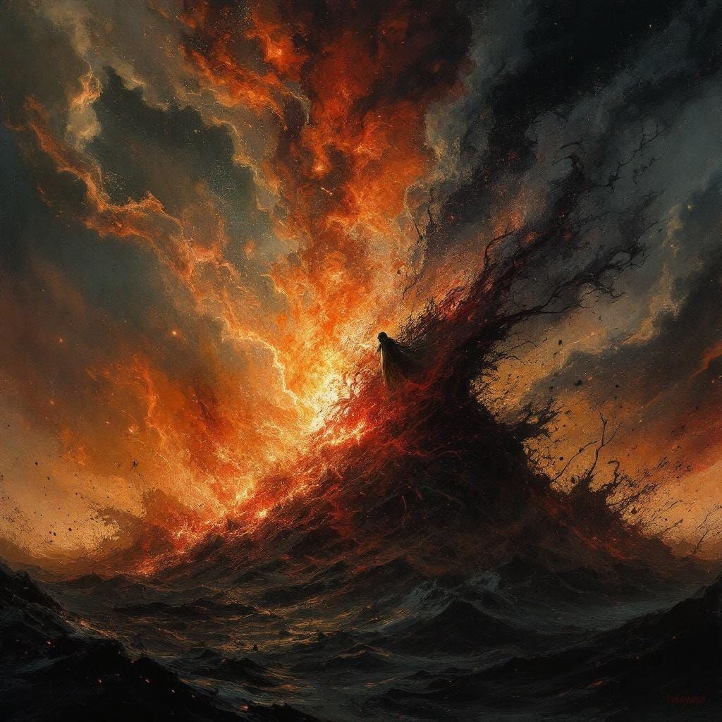 Tsunade’s screams at the death of her brother rent holes through the sky, made flesh writhe and the earth turn to water,