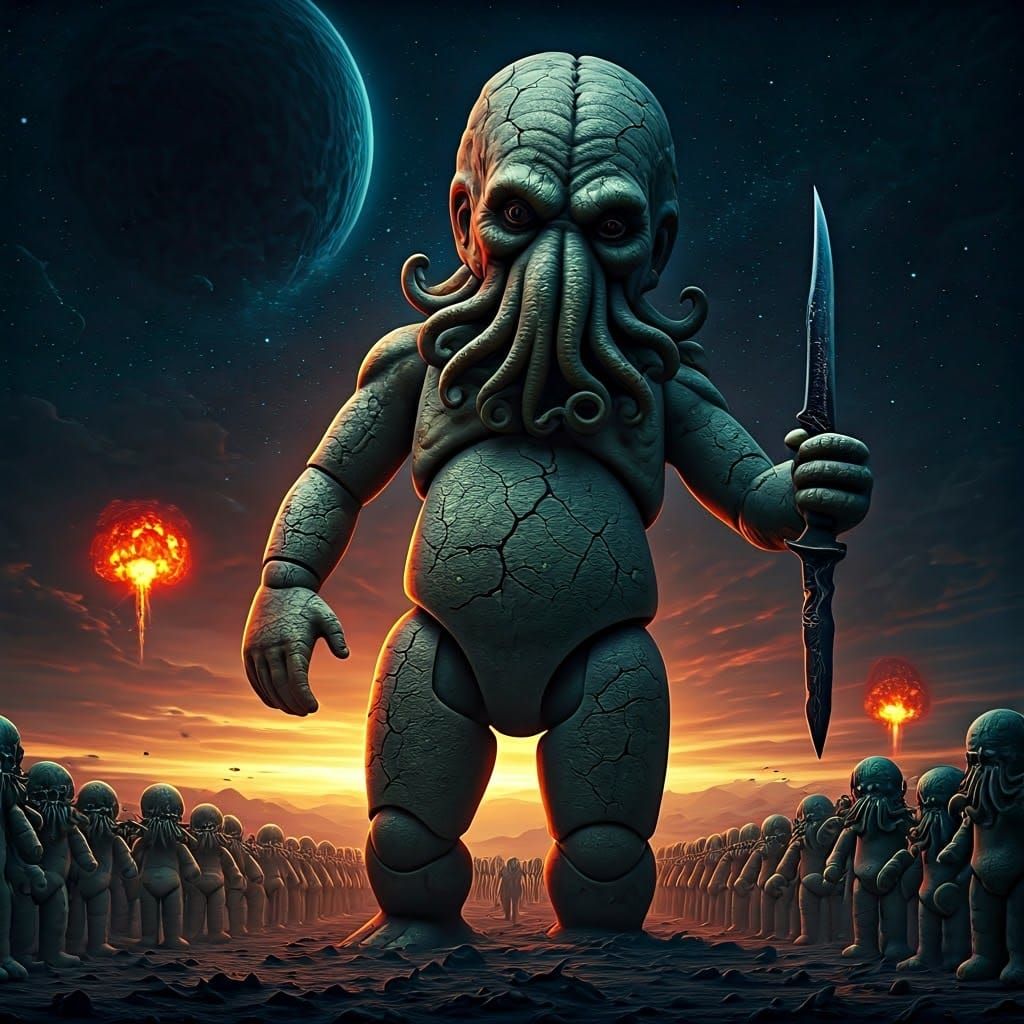 Eldritch Horror Unfolds: Cthulhu's Ultrarealistic Toy Doll F...