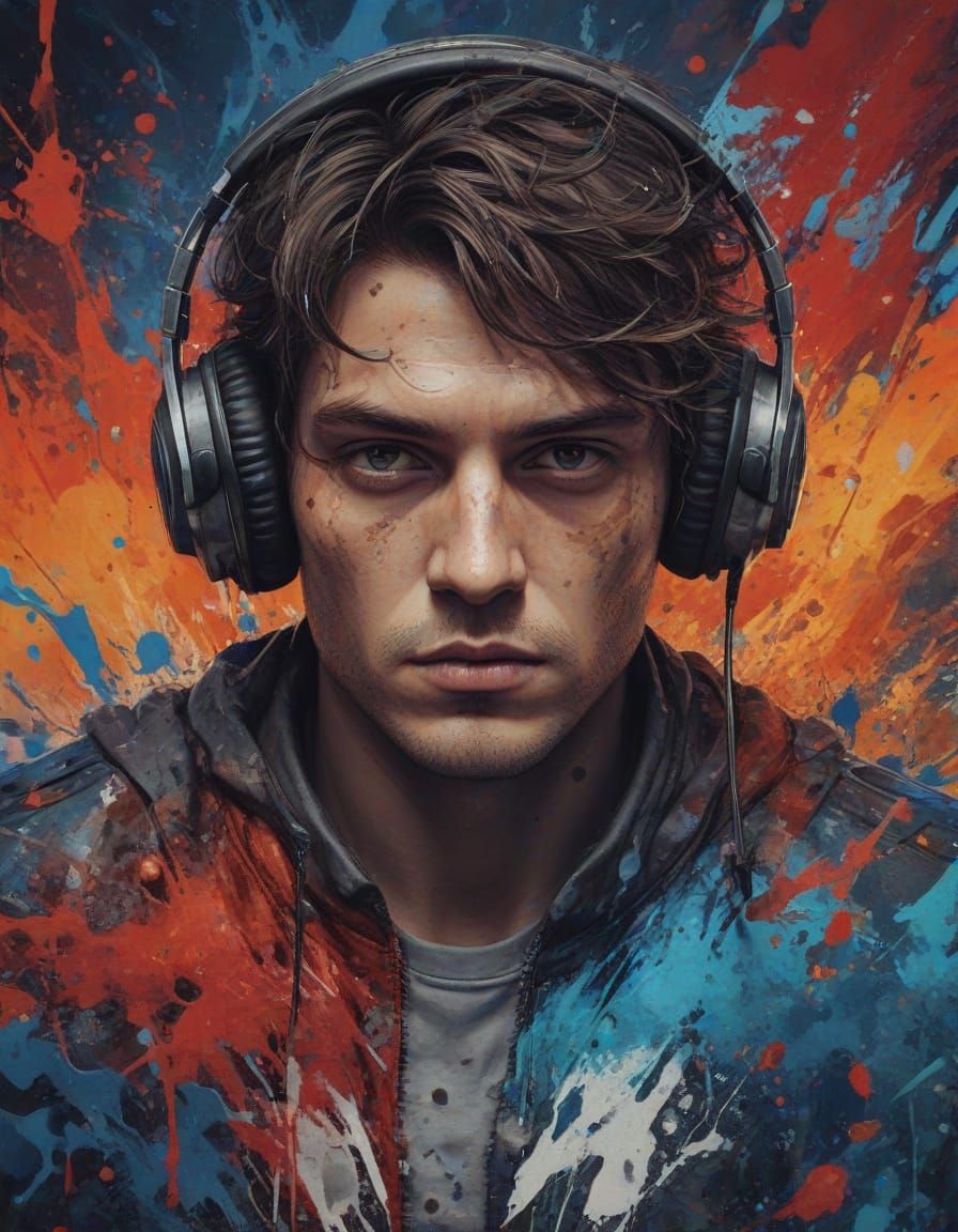 Ethereal DJ Master Controls the Beat with Mystical Presence