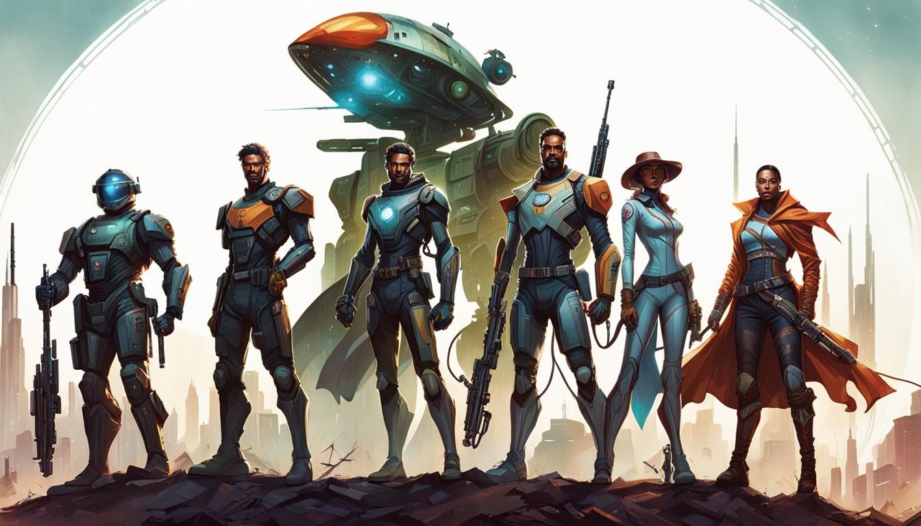 Sci-Fi Freedom Fighters: A Group of Rogued Ones