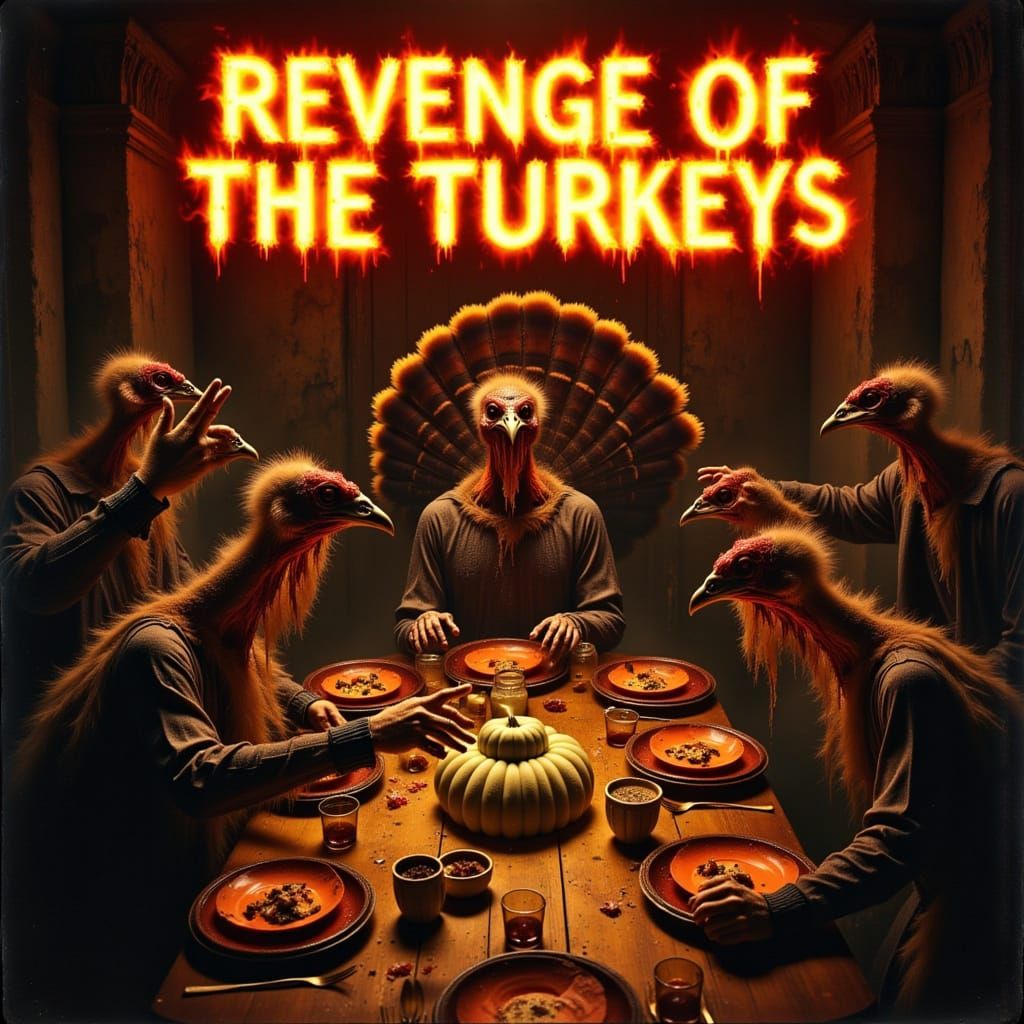 Revenge of the Turkeys B-Movie Poster
