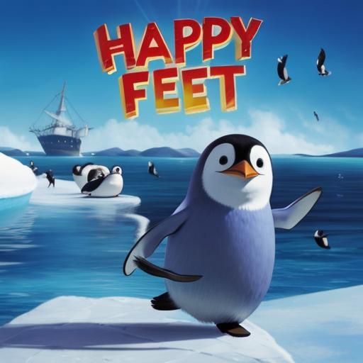 AI Generated Image of Happy Feet